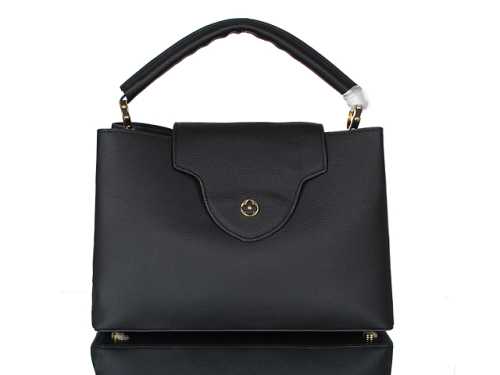 2014 Louis Vuitton Outlet capucines mm m48864 black bag