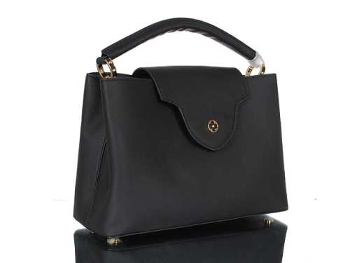 2014 Louis Vuitton Outlet capucines mm m48864 black bag