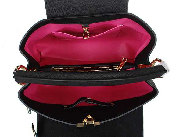 2014 Louis Vuitton Outlet capucines mm m48864 black bag