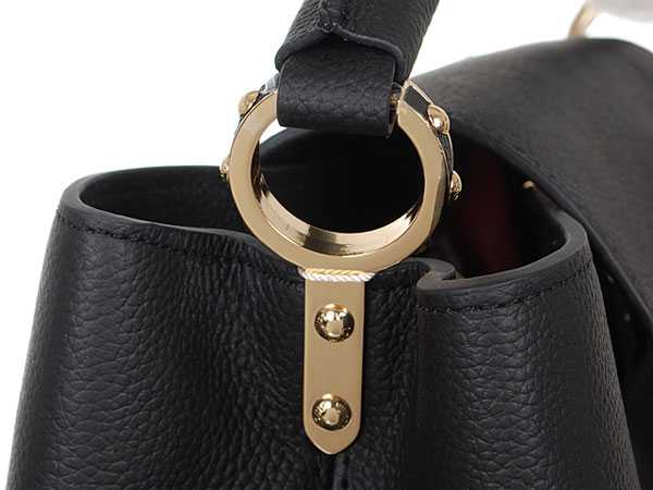 2014 Louis Vuitton Outlet capucines mm m48864 black bag