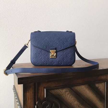 Louis Vuitton Outlet original Monogram Empreinte Tote Bag M41486 blue