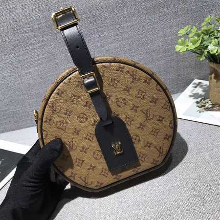 Louis Vuitton Outlet original monogram reverse canvas petite boite chapeau m43514