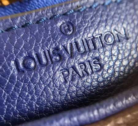 Louis Vuitton Outlet Monogram Canvas Pallas Original leather M42810 blue