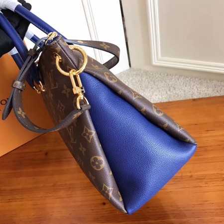 Louis Vuitton Outlet Monogram Canvas Pallas Original leather M42810 blue