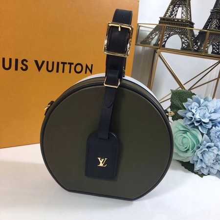 Louis Vuitton Outlet PETITE BOITE CHAPEAU M43510 Dark green with white