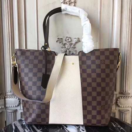 Louis Vuitton Outlet Original Damier Ebene Canvas JERSEY 44023 creamy-white