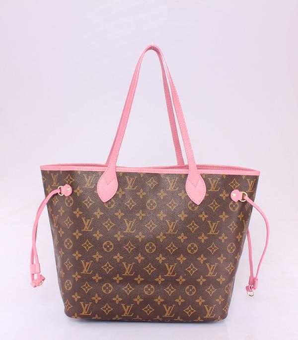 2013 Louis Vuitton Outlet Monogram Canvas Ikat Neverfull mm M40939 pink