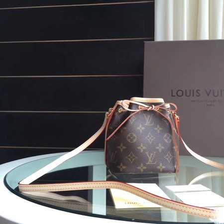 Louis Vuitton Outlet Monogram Canvas Original leather nano M41346