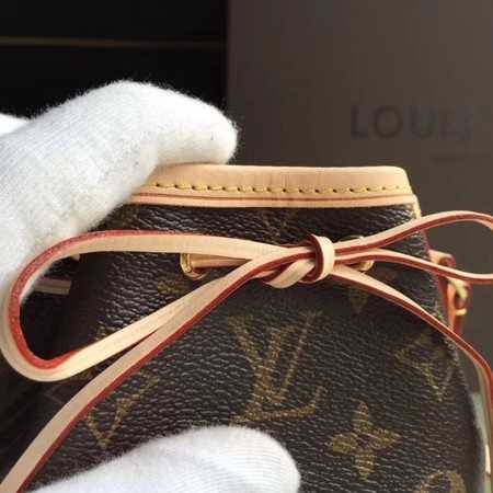 Louis Vuitton Outlet Monogram Canvas Original leather nano M41346