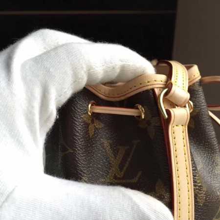 Louis Vuitton Outlet Monogram Canvas Original leather nano M41346