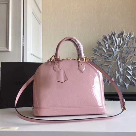 Louis Vuitton Outlet original Monogam vernis Alma M91611 pink