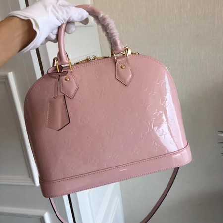 Louis Vuitton Outlet original Monogam vernis Alma M91611 pink