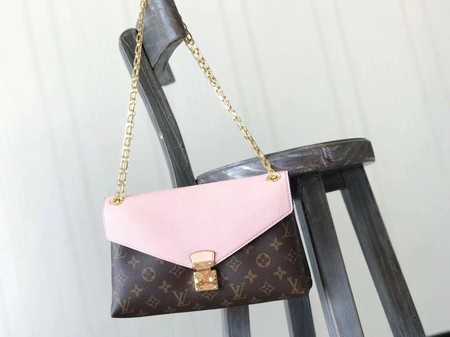 Louis Vuitton Outlet Original Monogram Canvas Pallas Chain M41201 pink