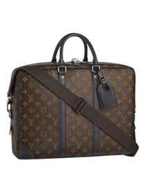 Louis Vuitton Outlet Monogram Macassar Canvas Porte Documents Voyage GM M40224 BAGS