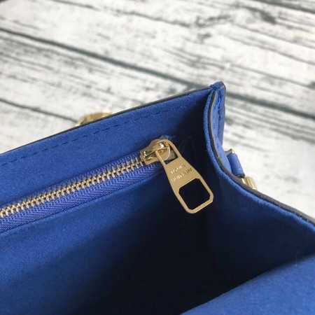 Louis Vuitton Outlet CHAIN LOUISE Original leather Shoulder Bag M94335 blue