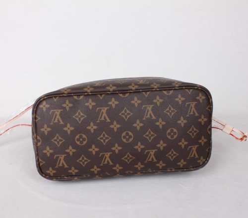 2014 Louis Vuitton Outlet monogram canvas bag neverfull pm m41001 fuchsia