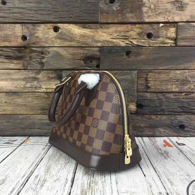 Louis Vuitton Outlet Damier Ebene Canvas ALMA BB M41221 Coffee