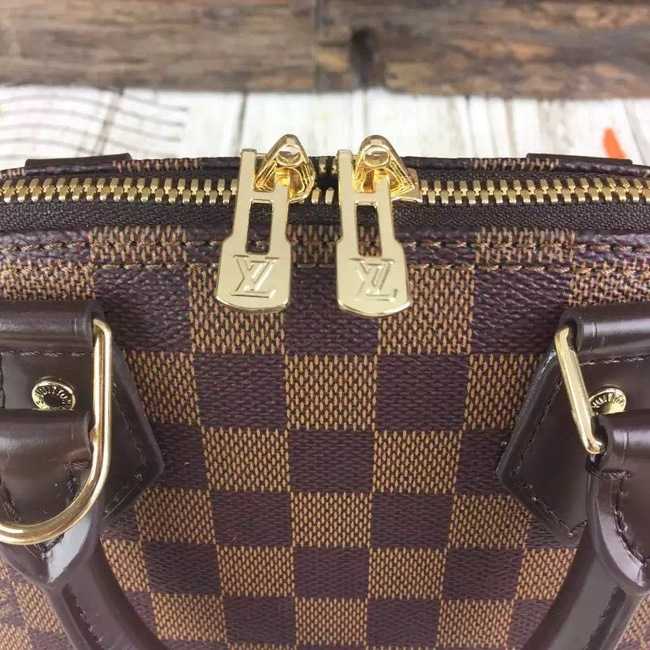 Louis Vuitton Outlet Damier Ebene Canvas ALMA BB M41221 Coffee