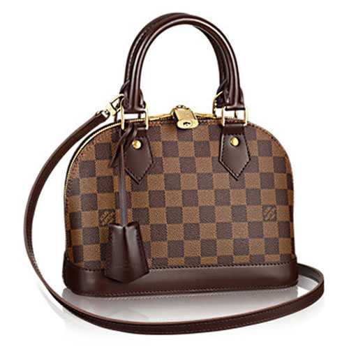 Louis Vuitton Outlet Damier Ebene Canvas ALMA BB M41221 Coffee