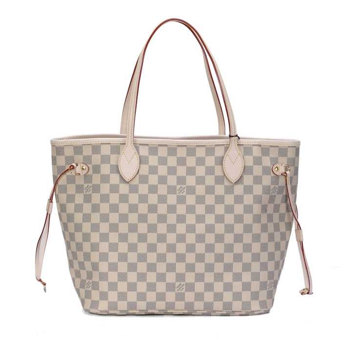 Louis Vuitton Outlet handbag damier azur canvas neverfull mm n51107