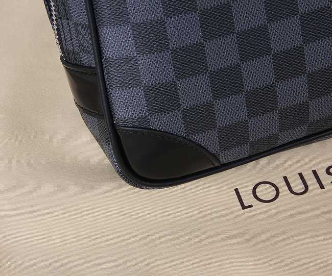 Louis Vuitton Outlet Monogram Damier Briefcase 41125 Black