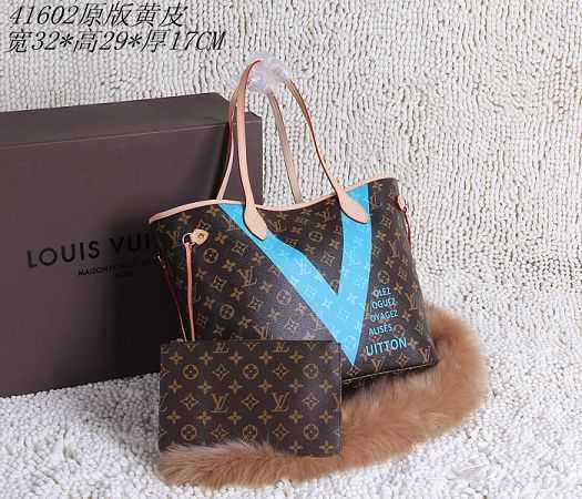 2015 Louis Vuitton Outlet Monogram Canvas Hot Style 41602 Blue