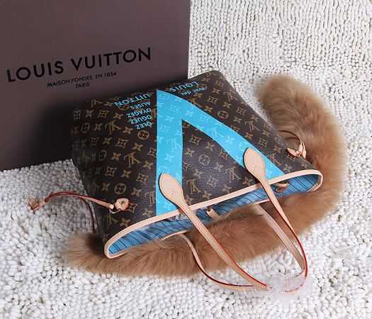 2015 Louis Vuitton Outlet Monogram Canvas Hot Style 41602 Blue