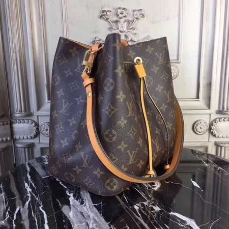 Louis Vuitton Outlet monogram canvas original bag neonoe M44020 yellow