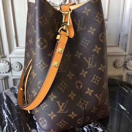 Louis Vuitton Outlet monogram canvas original bag neonoe M44020 yellow