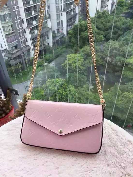 Louis Vuitton Outlet Monogram Vernis Mini Bag 61293 Pink