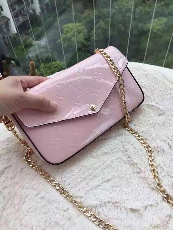 Louis Vuitton Outlet Monogram Vernis Mini Bag 61293 Pink