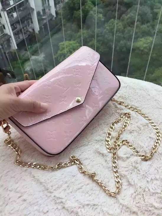 Louis Vuitton Outlet Monogram Vernis Mini Bag 61293 Pink