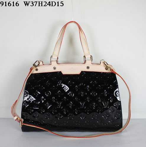 Louis Vuitton Outlet handbag monogram vernis 91616 black