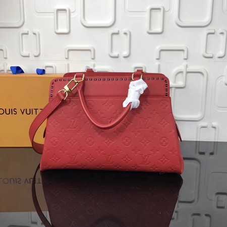 Louis Vuitton Outlet mongram empreinte original leather VOSGES M43249 red