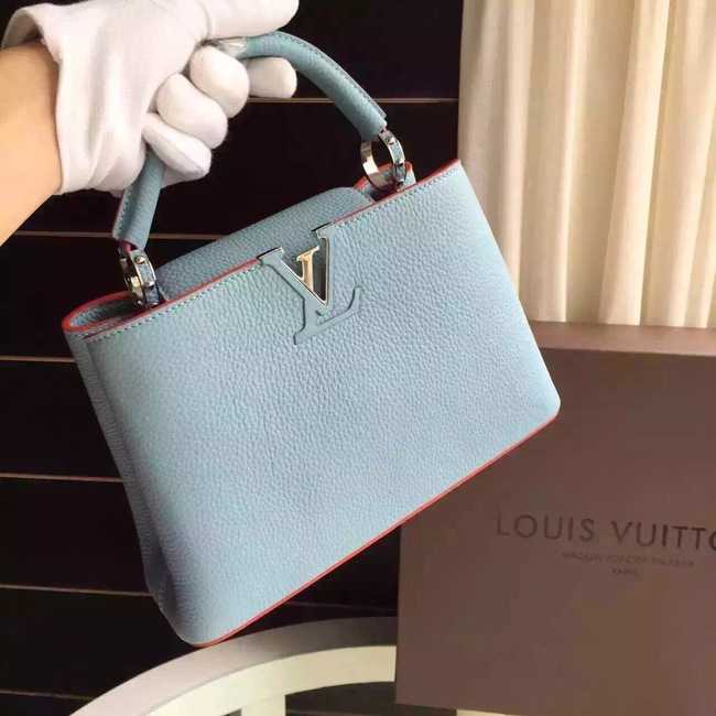 Louis Vuitton Outlet Capucines BB Tote Bag 94754 Light Blue