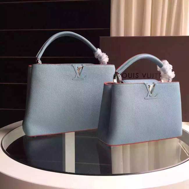 Louis Vuitton Outlet Capucines BB Tote Bag 94754 Light Blue