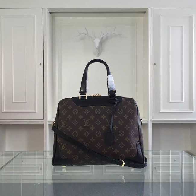 Louis Vuitton Outlet Monogram Canvas Retiro NM M50057 Black