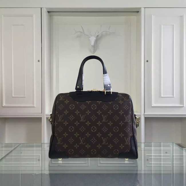 Louis Vuitton Outlet Monogram Canvas Retiro NM M50057 Black