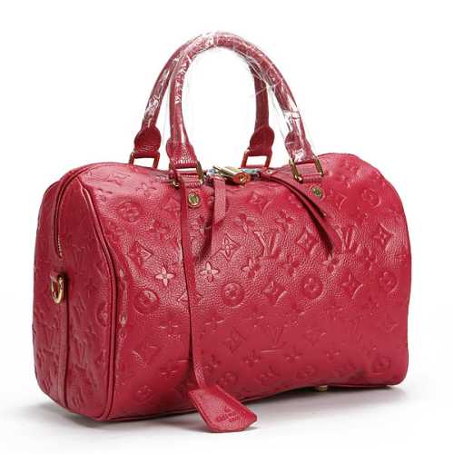 Louis Vuitton Outlet monogram empreinte speedy bandouliere 30 M40762 rose red