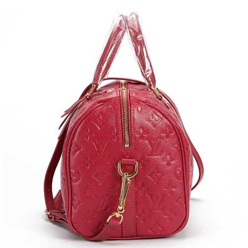 Louis Vuitton Outlet monogram empreinte speedy bandouliere 30 M40762 rose red