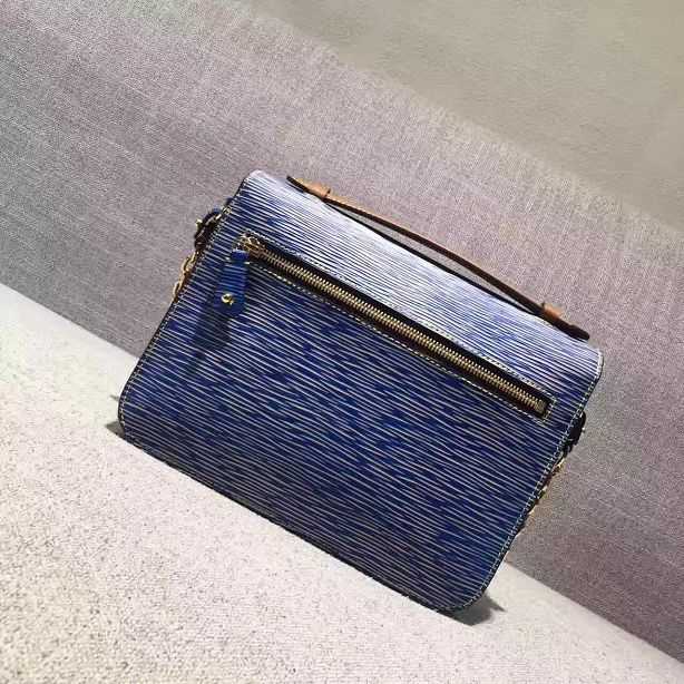 2017 Louis Vuitton Outlet original leather fashion show metis mm m40780 blue