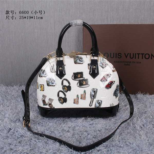 Louis Vuitton Outlet Monogram Vernis Stickers Alma BB M6600