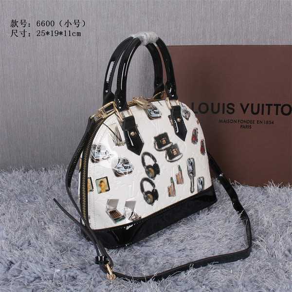 Louis Vuitton Outlet Monogram Vernis Stickers Alma BB M6600