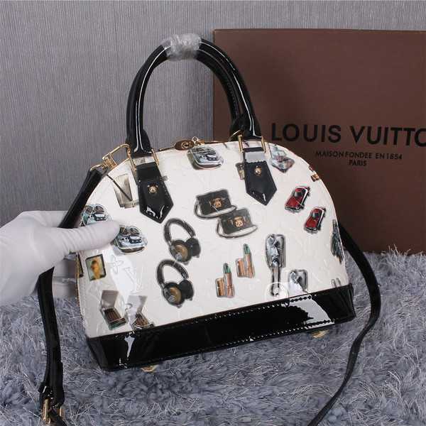 Louis Vuitton Outlet Monogram Vernis Stickers Alma BB M6600