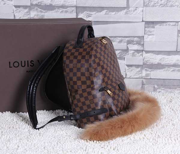 Louis Vuitton Outlet Damier Ebene Canvas Michael Onyx Backpack 44188 Coffee