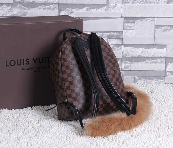 Louis Vuitton Outlet Damier Ebene Canvas Michael Onyx Backpack 44188 Coffee