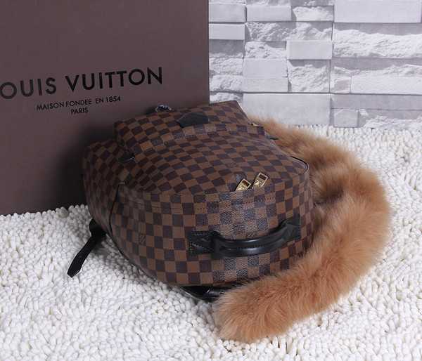 Louis Vuitton Outlet Damier Ebene Canvas Michael Onyx Backpack 44188 Coffee