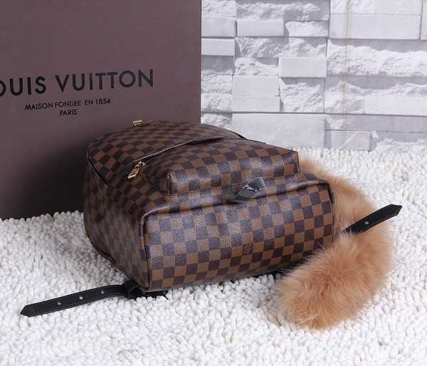 Louis Vuitton Outlet Damier Ebene Canvas Michael Onyx Backpack 44188 Coffee