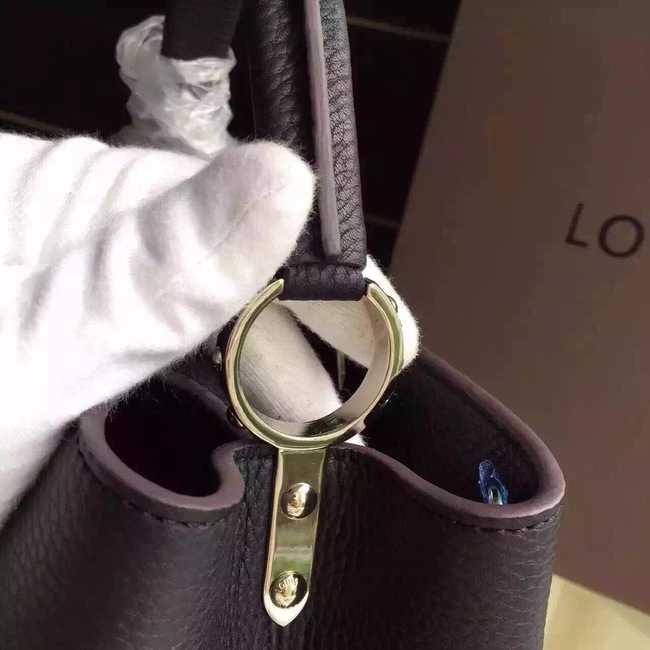 Louis Vuitton Outlet Capucines BB Tote Bag 94754 Black