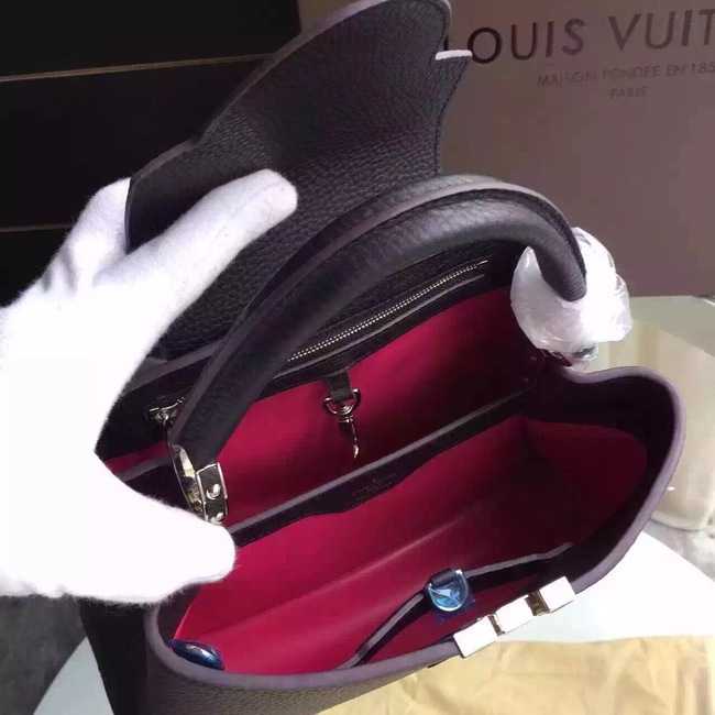 Louis Vuitton Outlet Capucines BB Tote Bag 94754 Black